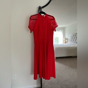 Liquorish orange red dress